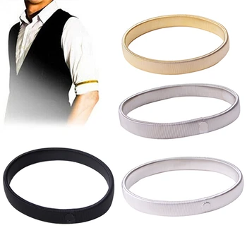 1 шт. мужские эластичные металлические подвязки на рукавах, Мужская эластичная повязка на руку, держатель рукава рубашки