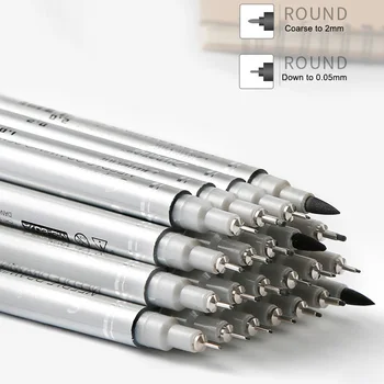 10 шт., водонепроницаемые ручки с крючком, набор для рисования иглами, подпись для домашнего офиса EM88