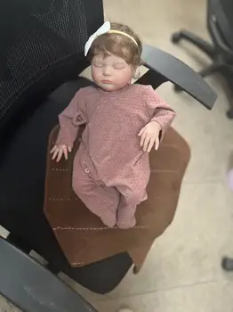 19-дюймовые куклы Bebe Reborn, размер новорожденного ребенка, уже окрашенная 3D кожа, детально окрашенная кожа, видимые вены, такие же, как на картинке