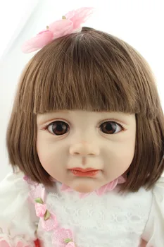 2015 новый дизайн, 24-дюймовая возрожденная кукла для малышей, укорененные человеческие волосы, Фридолин, реалистичная милая девушка, настоящее нежное прикосновение