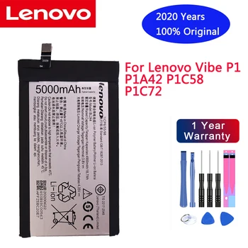 2020 оригинальный Литий-ионный аккумулятор Lenovo 5000 мАч BL244 Замена для Lenovo Vibe P1 P1A42 P1C58 P1C72 Смарт-Мобильный Телефон + бесплатные Инструменты