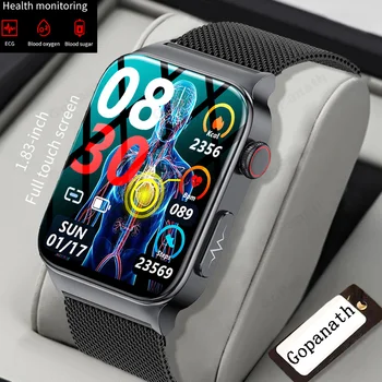2023 Смарт-часы для измерения уровня глюкозы в крови, мужские ЭКГ + PPG, сердечного ритма, артериального давления, часы для здоровья, IP68, водонепроницаемые смарт-часы для женщин для Xiaomi