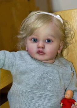 24-дюймовый комплект кукол Reborn Baby Ayana Soft Vinly незаконченный, неокрашенный, пустой комплект с COA