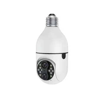 2MP/4MP 1080P 10X Zoom Двойной Объектив E27 Лампа Головное Гнездо PTZ IP Купольная Камера AI Гуманоид Полноцветная Домашняя Безопасность Радионяня