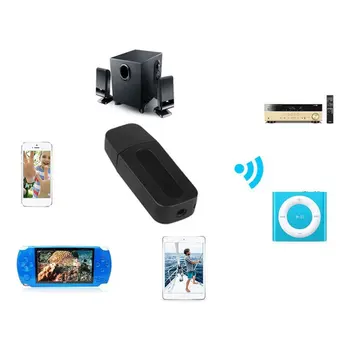 3,5 мм Разъем USB Bluetooth AUX Беспроводной Автомобильный Аудиоприемник A2DP Музыкальный Приемник Адаптер Для Мобильного телефона Android/IOS MP3 PlayerTool