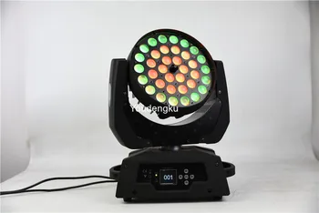 4шт Светодиодное Индивидуальное кольцо Управления движущейся головкой led wash 36x10 Вт RGBW 4В1 Led Moving Head Zoom Light