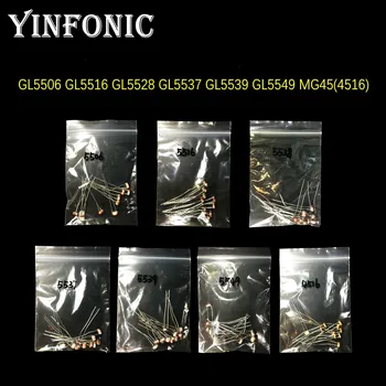 7 значений 70шт Комплект фоторезисторов GL5506 GL5516 GL5528 GL5537 GL5539 GL5549 MG4516