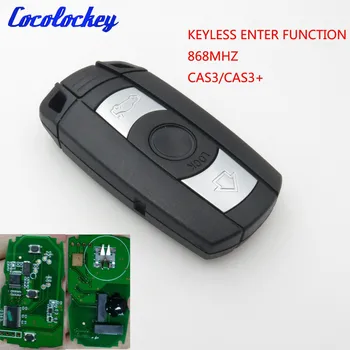 Cocolockey 3 Кнопки Smart Keyless Enter Go Функция 868 МГц Подходит для BMW E90 Дистанционный ключ CAS3 CAS3 + Система БЕЗ ЛОГОТИПА