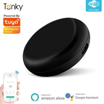 Tuya Smart Wireless WiFi-ИК-пульт дистанционного управления Tuya/Smart Life APP WiFi Инфракрасный контроллер Кондиционер телевизор Alexa Google Home