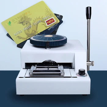 WT-68D Ручной принтер для тиснения кодов машина для прессования кодов кодовая машина VIP-членская карточка пишущая машинка машина для тиснения ПВХ