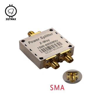 ZQTMAX 2-полосный SMA разделитель мощности, объединяющий разъем 8G, высокочастотный разделитель 1,5-8 ГГц