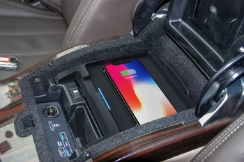 Автомобильное беспроводное зарядное устройство Qi для iPhone Xs Max Xr X Samsung S10 S9 для Range Rover Vogue Интеллектуальный инфракрасный быстрый держатель телефона
