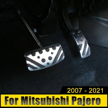 Автомобильные Аксессуары Для Покрытия Педалей Топливного тормоза Mitsubishi Pajero 4 Montero Shogun Sport V80 V87 V93 V97 2007 2008 - 2018 2020 2021