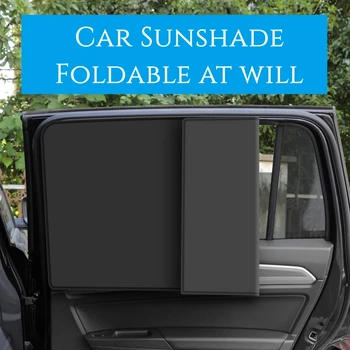 Автомобильный магнитный всасывающий солнцезащитный козырек, Теплоизоляционная тканевая оконная крышка для универсального автомобильного бокового козырька