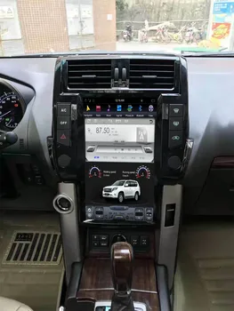 Автомобильный мультимедийный магнитофон Android, радиоплеер, авто для Toyota Land Cruiser Prado 150 2014-2017, головное устройство PX6, Tesla GPS Navi
