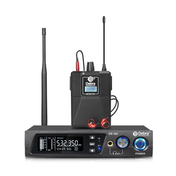 Беспроводная система с несколькими передатчиками Для Небольших Концертов и домашнего кинотеатра ER-102 Singal Channel UHF In Ear Monitor