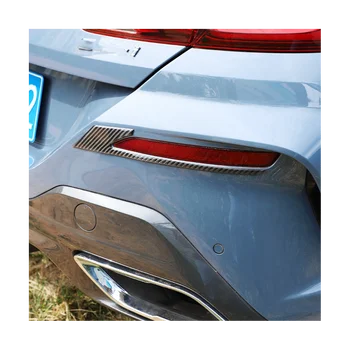 Для BMW 8 Серии G14 G15 G16 2019-2022 Карбоновый Автомобильный Задний Противотуманный Фонарь Для Бровей Рамка Крышка Отделка Наклейка Аксессуары