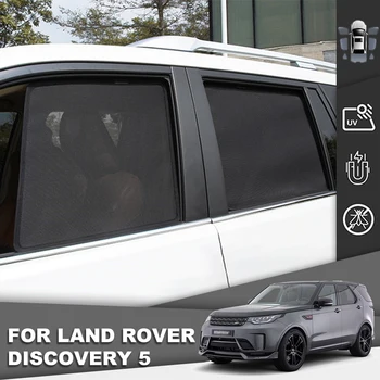 Для Land Rover Discovery 5 2016-2023 Магнитный Автомобильный Солнцезащитный Козырек Переднее Лобовое Стекло Сетчатая Рама Глухая Занавеска Заднее Боковое Окно Солнцезащитный Козырек