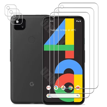 Защитная пленка для объектива камеры Google Pixel 4A 4G и телефона из закаленного стекла