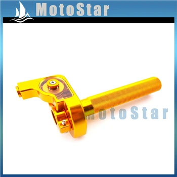 Золотая Ручка поворотной дроссельной заслонки для RM80 RM85 RM125 RM250 DR100 DR125 DR250 Pit Dirt Motor Bike Мотоцикл для мотокросса