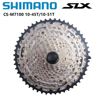 Кассета Shimano SLX CS-M7100 12s Для Езды На горном Велосипеде, Оригинальные Запчасти на 12 Скоростей 10-51 T 10-45 T
