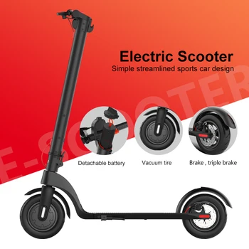 Китайская цена X7 Складной электрический скутер для взрослых 250 Вт 350 Вт