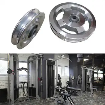 Колесо для тренажерного зала Из полезного алюминиевого сплава, долговечное для оборудования для фитнеса, подшипниковый шкив, колесо для шкива