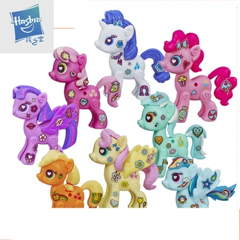Коллекция Hasbro My Little Pony POP Rainbow Cute Kawaii Аниме Фигурки из Мультфильмов Модель Украшение Рабочего Стола Подарки Для Детей