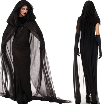 Костюм ведьмы на Хэллоуин, Костюм Невесты-вампира, карнавальный костюм для ролевых игр, Костюм средневекового вампира