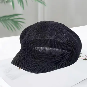 Красивый берет, солнцезащитная шляпа, открытая солнцезащитная шляпа газетчика, берет, солнцезащитная шляпа, тонкая женская соломенная шляпа, женские головные уборы