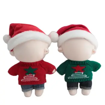Кукольная одежда для кукол 20 см, корейский рождественский свитер для кукол Kpop EXO, Аксессуары для кукол Idol Baby, игрушка в подарок