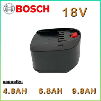 Литий-ионная аккумуляторная батарея Bosch 18V 9.8AH для инструментов PBA PST PSB PSR Bosch для дома, сада (только TypeC) AL1810CV AL1815CV
