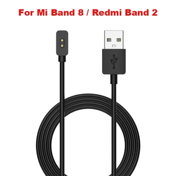 магнитное зарядное устройство 0,6 м 1 м для Xiaomi Mi Band 8, кабель для зарядки Redmi Band 2, адаптер для зарядки с автоматической адсорбированной головкой для mi band 8