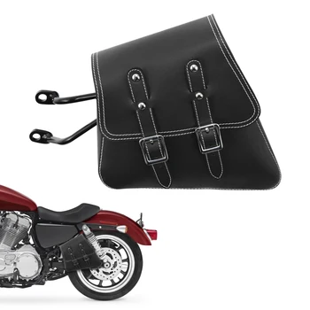 Мотоциклетная Черная Боковая Сумка, Седельные Сумки Для Harley Sportster Iron 883 XL883 XL1200 2007-2020 2019 18 17