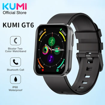 Новые двухцветные Смарт-часы KUMI GT6 1,72 