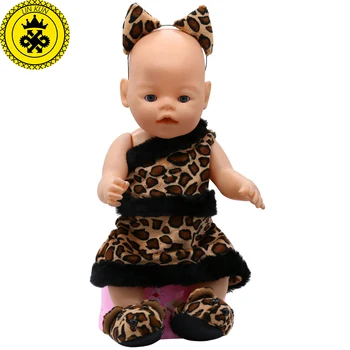 Одежда для кукол с ушками и хвостом, одежда для тигра и леопарда, комплекты обуви, аксессуары для кукол, подарки для детей на день рождения T3