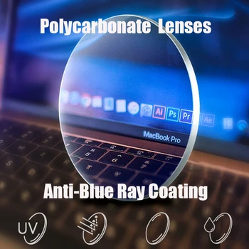 Оптические очки с поликарбонатными линзами 1,61, защищающими от синего излучения, Очки без оправы