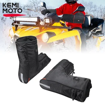 Перчатки с подогревом на Руле ATV, мотоцикла, Снегохода для Yamaha Raptor 700, Can-am Outlander, Совместимые с Polaris Sportsman