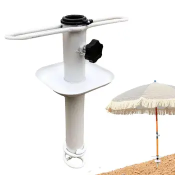 Пляжный зонт Песчаный Якорь Сверхмощное металлическое основание для зонта на открытом воздухе Подставки для зонтов Для наружного зонта Держатель Подставка ветрозащитная