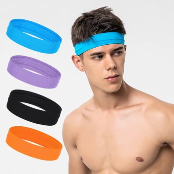 Повязки для волос для йоги, нескользящая повязка на голову для велоспорта, впитывающая пот, для спа-мытья лица, повязка для волос для женщин, мужчин для занятий фитнесом