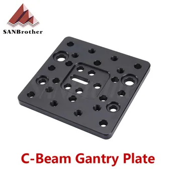 портальная пластина из алюминиевого сплава для 3D-принтера C-Beam для деталей станка с ЧПУ C-Beam, аксессуар, 1 шт.