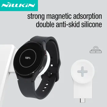 Портативное беспроводное зарядное устройство NILLKIN для Apple Watch Type-C Универсальный интерфейс для док-станции Garmin Samsung Huawei Watch Зарядное устройство