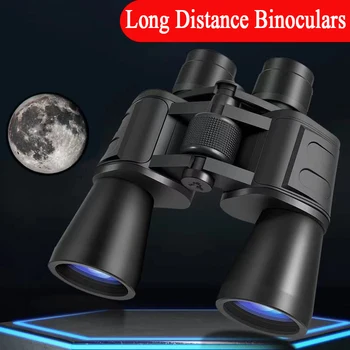 профессиональный Бинокулярный Телескоп 20x50 HD Мощная Военная 20-кратная Дальнобойная оптика Lll ночного видения для охоты на открытом воздухе Кемпинга