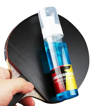 Спрей для чистки лопаток для пинг-понга, Моющее средство для чистки лопаток для пинг-понга, 98 мл, спрей для ухода и защиты резины с губкой