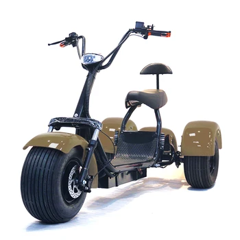 Съемный аккумулятор 2000 Вт моторизованный скутер для взрослых модель трехколесного велосипеда мотоцикл