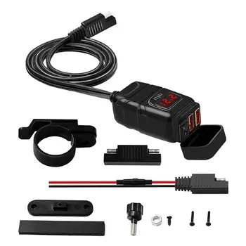 Универсальный водонепроницаемый USB DC12V, Руль для мотоцикла, Разветвитель розетки, зарядное устройство, адаптер питания для мобильного телефона