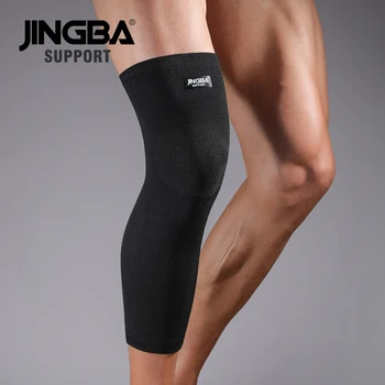 ЗАЩИТА колена JINGBA SUPPORT 1ШТ + Поддержка браслета + поддержка лодыжки + боксерские обертывания для рук на запястье + Поддержка локтя + баскетбольный наколенник